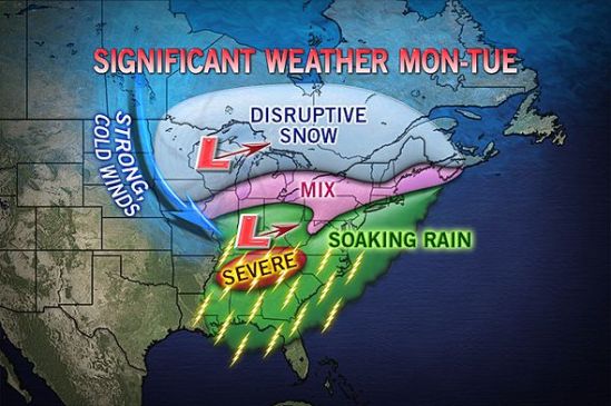 Still watching early week storm