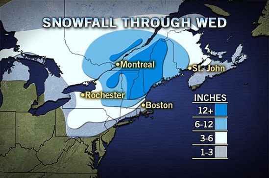 Newest Snow Map