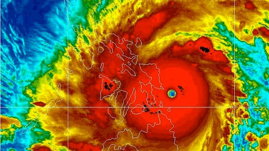 Imminent Destruction in the Philippines from Super Typhoon Haiyan
