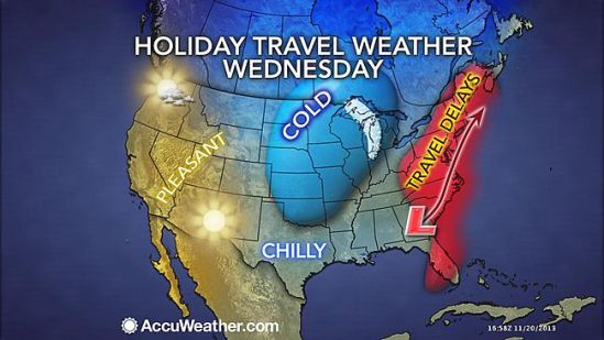 Watching coastal storm for biggest travel day of year!